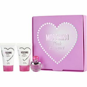 Moschino 246571 Pink Bouquet By  Edt 0.17 Oz Mini Amp; Body Lotion 0.8