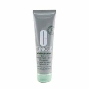 Clinique 410332 By  All About Clean 2-in-1 Charcoal Mask + Scrub --100