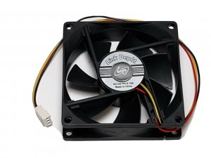 Imicro DC-FAN-8025B 80mm 3-pin Cpu Case Cooling Fan - 3000 Rpm Black