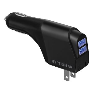 Hypergear 15643 Hybrid Car + Wall Chrg