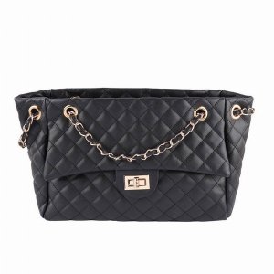 Dobbi PQ0034 Womens Fashion Leather Diamond Pattern Quilted Handbag (p