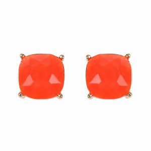 Dobbi 26062LSI Cusion Cut Post Stud Earrings By  ( Variety Of Colors A