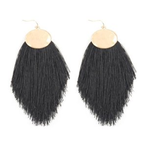 Dobbi KE7029D Thread Tassel Hook Drop Earrings (pack Of 1)