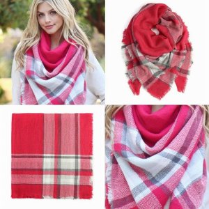 Dobbi HDF2181 Tartan Fringed Scarf (pack Of 1)