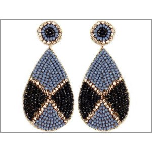 Dobbi 317337 Teardrop Beaded Drop Earrings (pack Of 1)