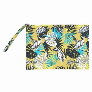 Dobbi MP0119 Tropical Leaves Pouch (pack Of 1)