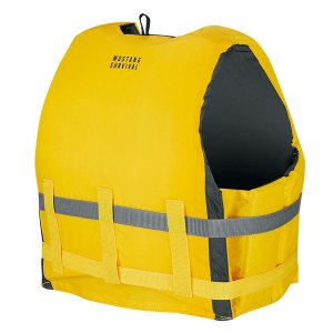 Mustang MV701DMS-25-XS/S-216 Mustang Livery Foam Vest - Yellow - X-sma