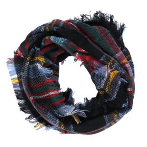 Dobbi MS0191 Tartan Infinity Scarf Polyester (pack Of 1)