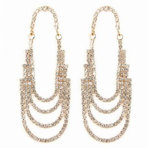 Dobbi 25976 U' Shape Layered Earrings (pack Of 1)