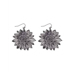 Dobbi ME10600 Sunflower Filigree Earrings (pack Of 1)