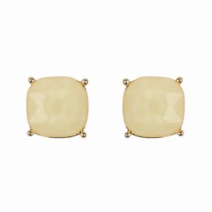 Dobbi 26062BE Cusion Cut Post Stud Earrings By  ( Variety Of Colors Av