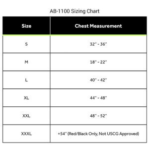 First AC-1100-OB-XXL Ac-1100 Flotation Coat - Orangeblack - Xxl