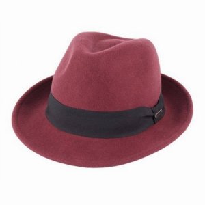 Dobbi 7939 Wool Felt Big Brim Fedora (pack Of 1)