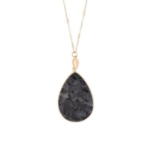 Dobbi MYN1393 Teardrop Natural Stone Pendant Necklace (pack Of 1)