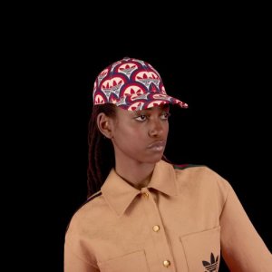 Gucci baseballgucci1 Adidas X  Trefoil Print Baseball Hat 