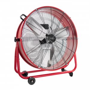 Vie VA-24MC_RB 24 Inch Commercial Floor Drum Fan In Red