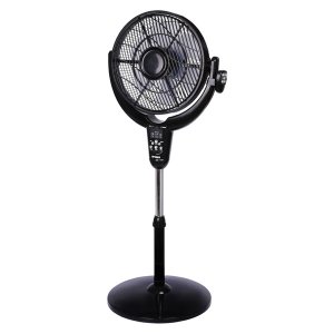 Optimus F-7508-RB 14 Inch Louver Rotating Oscil Pedestal Air Circulato