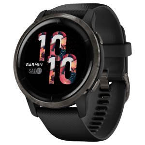 Garmin 010-02430-01 Venu 2 Slate Bez W Black