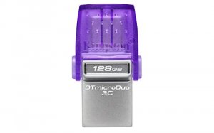 Kingston DTDUO3CG3/128GB Mf Dtduo3cg3 128gb 128g Datatraveler Microduo