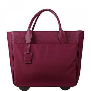 Francine FLORLRT-02 Florence Roller  Tote Burgundy