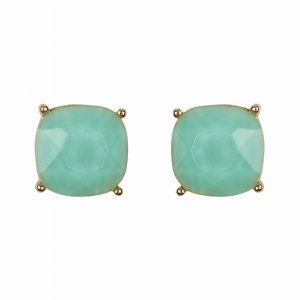 Dobbi 26062MAL Cusion Cut Post Stud Earrings By  ( Variety Of Colors A