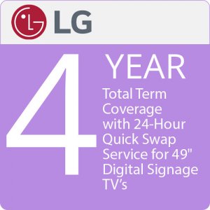 Lg CU49E1S100U 1yr Extnd Svc 4yr Quick Swap 24hr 49in