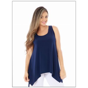 Island T555-N-P3 Sleeveless Sharkbite Tunic (pack Of 1)