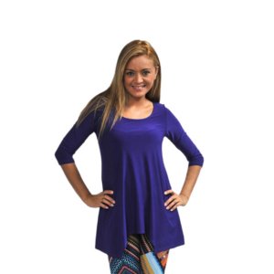 Island T400-P4 34 Sleeve Tunic Top (pack Of 1)