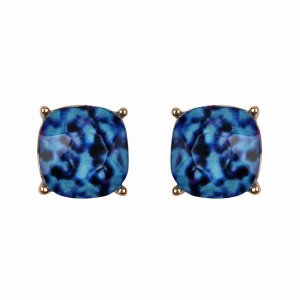 Dobbi 26062SAM Cusion Cut Post Stud Earrings By  ( Variety Of Colors A