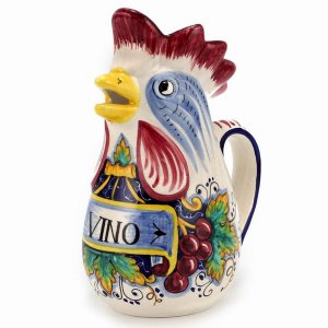 Artistica RS101-VIN In Vino Veritas: Traditional Italian Rooster Of Fo