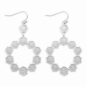 Dobbi B2E2085WS Lace Filigree Fish Hook Dangle Earrings By  ( Variety 