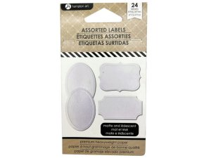 Bulk FB839 Hampton Art Assorted Labels 24 Pack