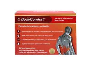 Bulk MK490 Bodycomfort 6 Pack Reusable Therapeutic Heat Packs