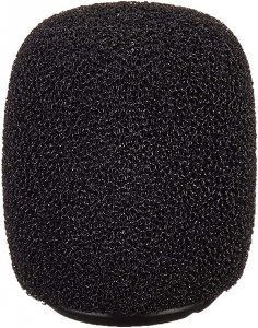 Shure RK183WS Black Snap Fit Foam Windscreens For Mx183 Mx184 Mx185 Be