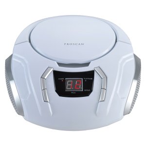 Proscan PRCD261-WHITE Port Amfm Cd Player Wht