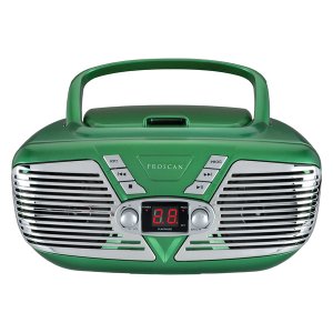 Proscan PRCD211-GREEN Ret Port Cd Rdio Bmbx Grn