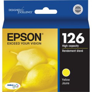 Original Epson T126420 Durabrite 126 Ink Cartridge - Inkjet - Yellow -