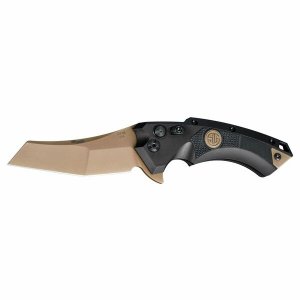 Hogue 36560 X5 3.5in Sig Emp Scorp Fold Wharncliffe Alum Black G10