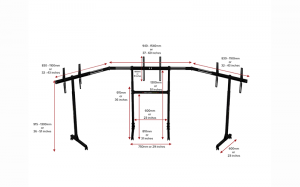 Next NLR-A010 Free Standing Monitor Stand