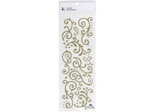 Bulk CS213 Momenta 50 Piece Gold Flourish Stickers