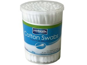 Bulk FB819 Protouch 100 Pack Cotton Swabs In Round Canister