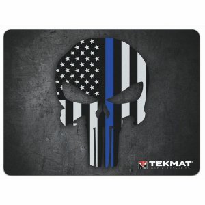 Tekmat TEK-R20-PUNISHER-BL Ultra 20 Punisher Blueline Gun Cleaning Mat