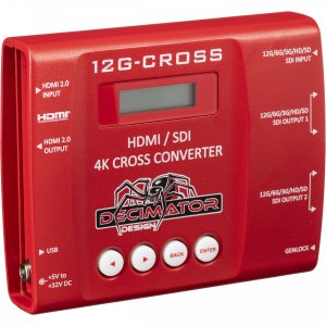 Decimator 12G-CROSS 12g Cross 4k Hdmi Sdi Cross Converter With Scaling