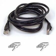 Belkin A3L791-02-BLK Cat5e Patch Cable - Rj-45 Male Network - Rj-45 Ma