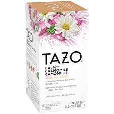 Unilever TZO 149901 Tazo Calm Chamomile Herbal Tea Bag - 24 Filterbag 