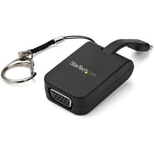 Startech CDP2VGAFC Compact Usb C To Vga Adapter - 1080p Active Usb Typ