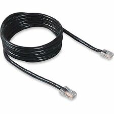 Belkin A3L781-25-BLK Cat5e Patch Cable - Rj-45 Male - Rj-45 Male - 25f