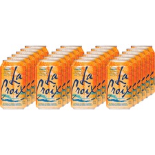 National LCX 40129 Lacroix Flavored Sparkling Water - Orange Flavor - 