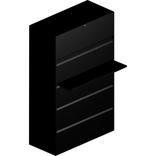 Hon HON 895LP Hon 800 Series Full-pull Locking Lateral File - 5-drawer