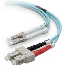 Belkin F2F402L7-01M-G Fiber Optic Patch Cable - Lc Male - Sc Male - 3.